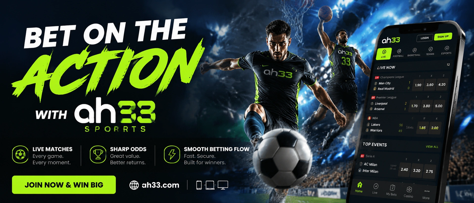 AH33 sports feature artwork